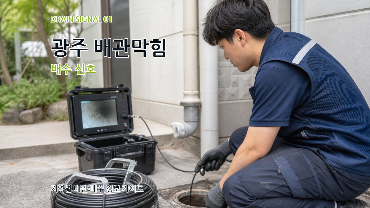 광주 배관막힘