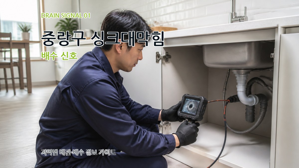 중랑구 싱크대막힘