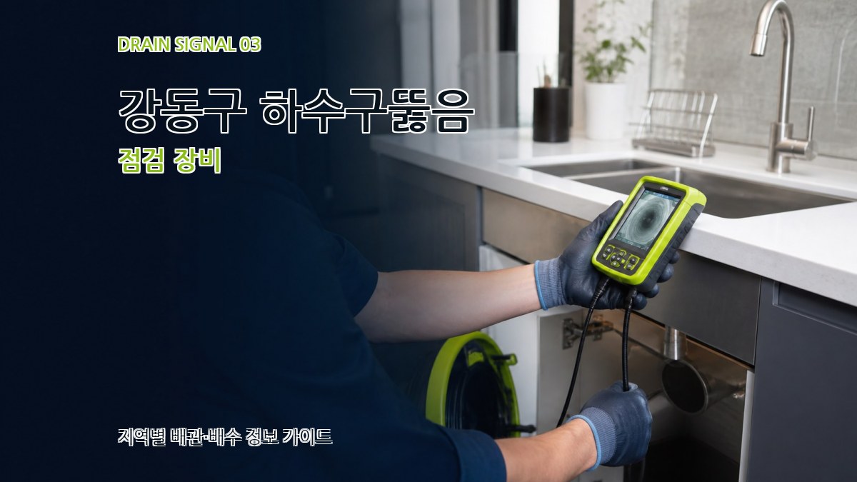강동구 하수구뚫음 점검 장비
