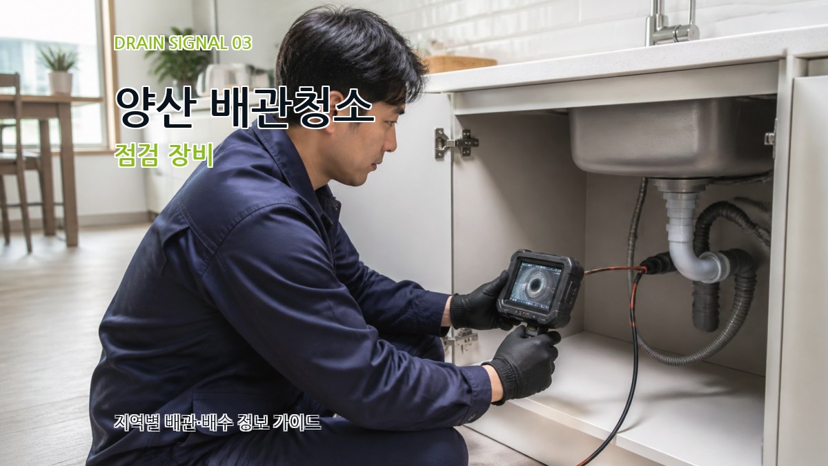 양산 배관청소 점검 장비