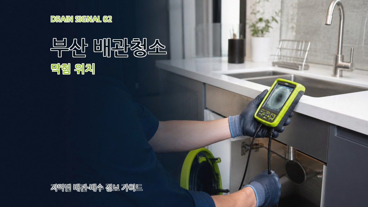 부산 배관청소 막힘 위치