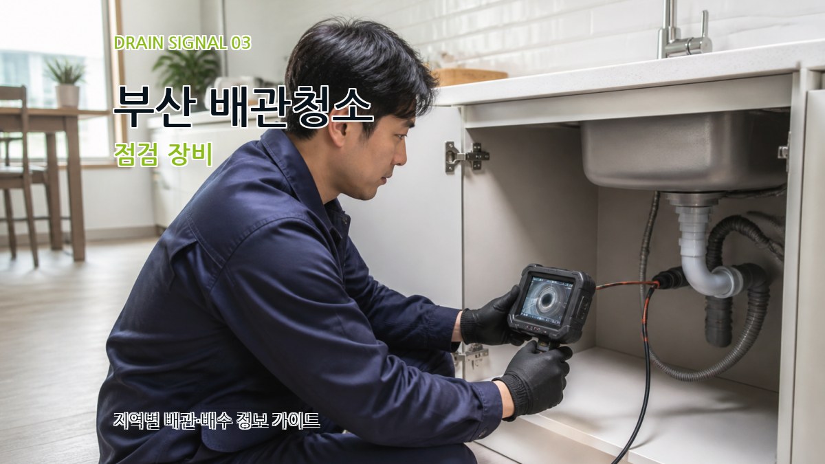 부산 배관청소 점검 장비