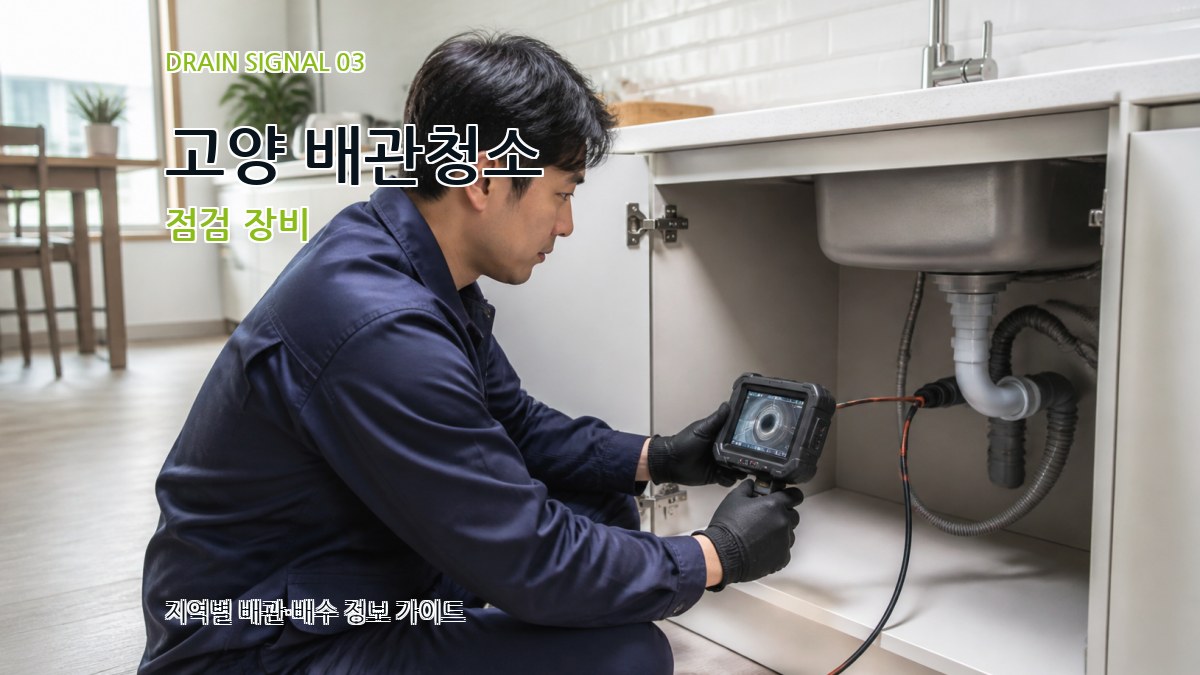 고양 배관청소 점검 장비