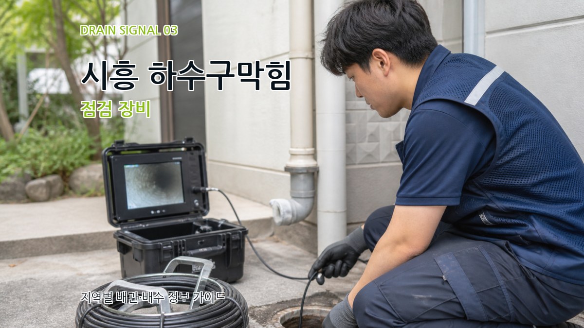 시흥 하수구막힘 점검 장비