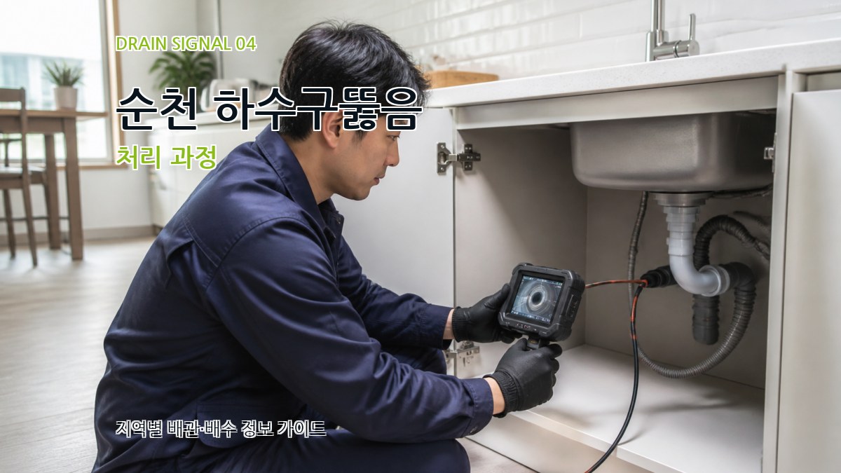 순천 하수구뚫음 처리 과정