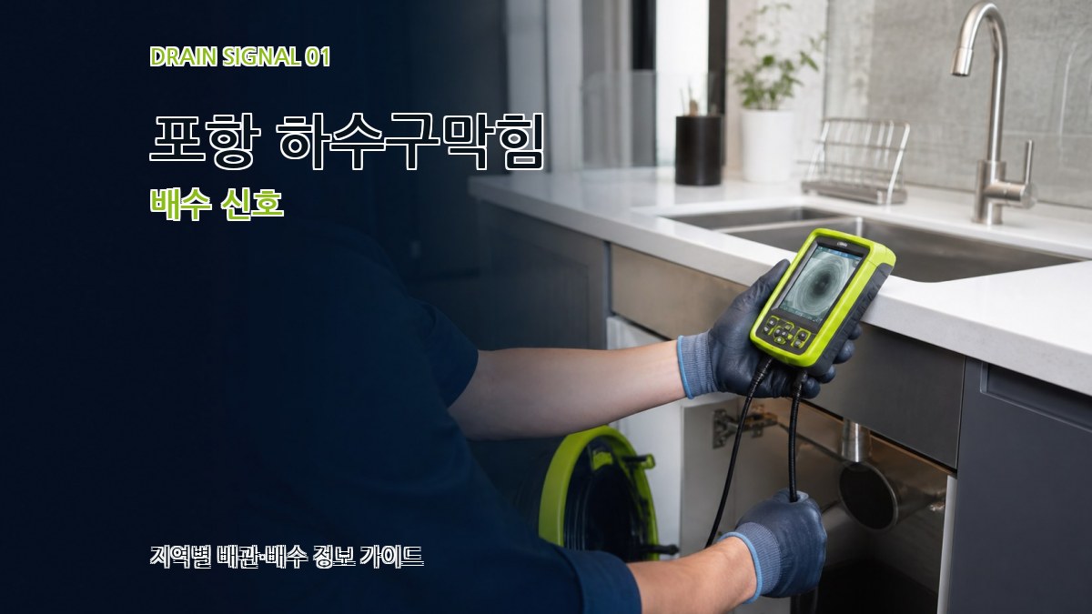 포항 하수구막힘