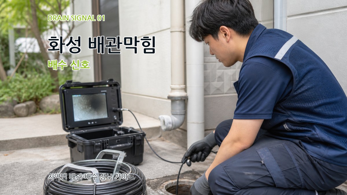 화성 배관막힘