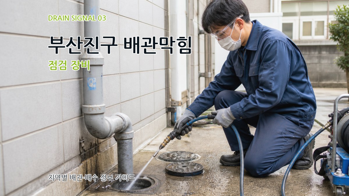 부산진구 배관막힘 점검 장비