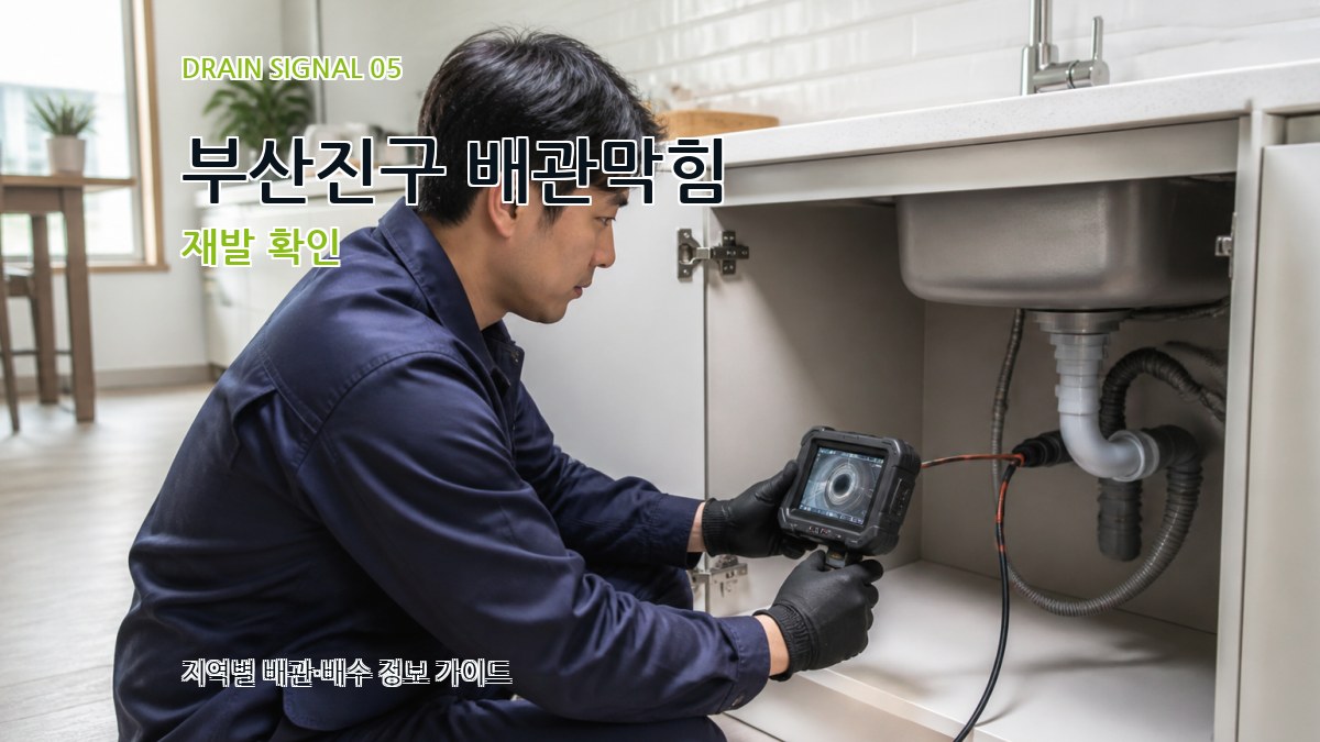 부산진구 배관막힘 재발 확인