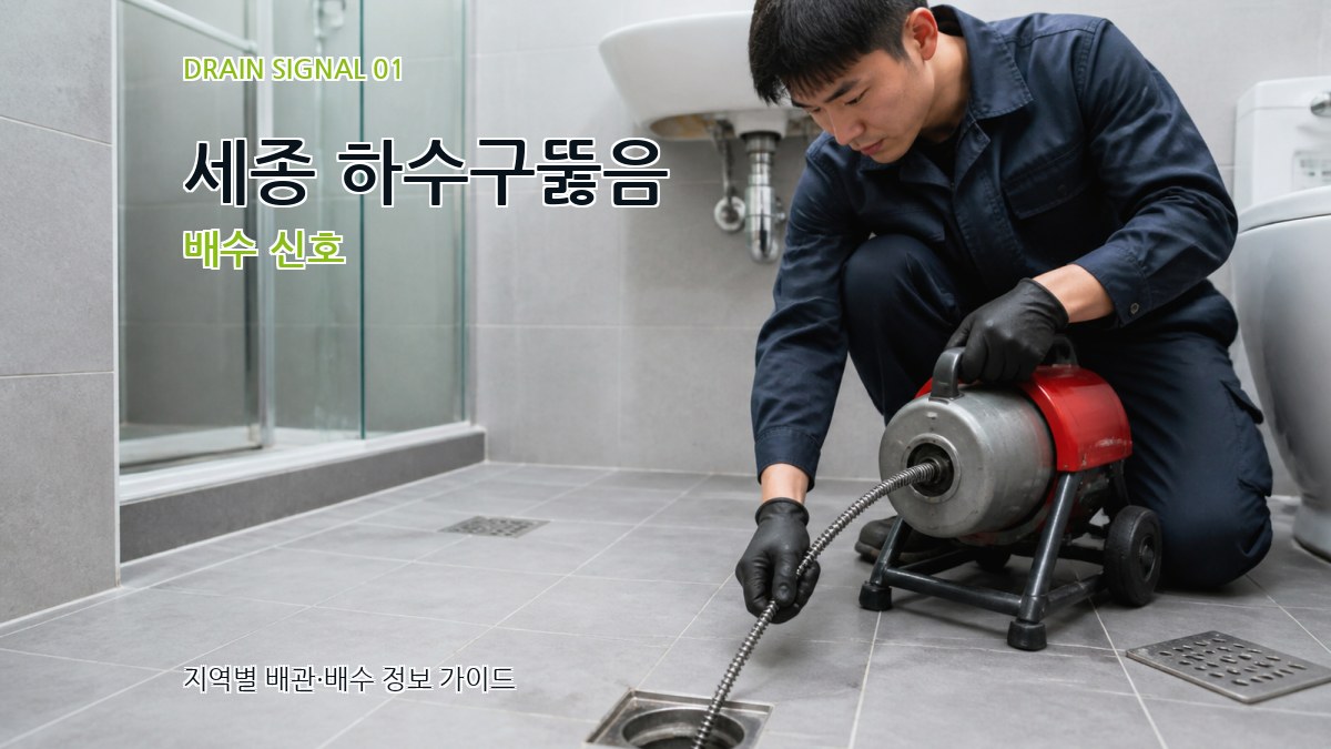 세종 하수구뚫음