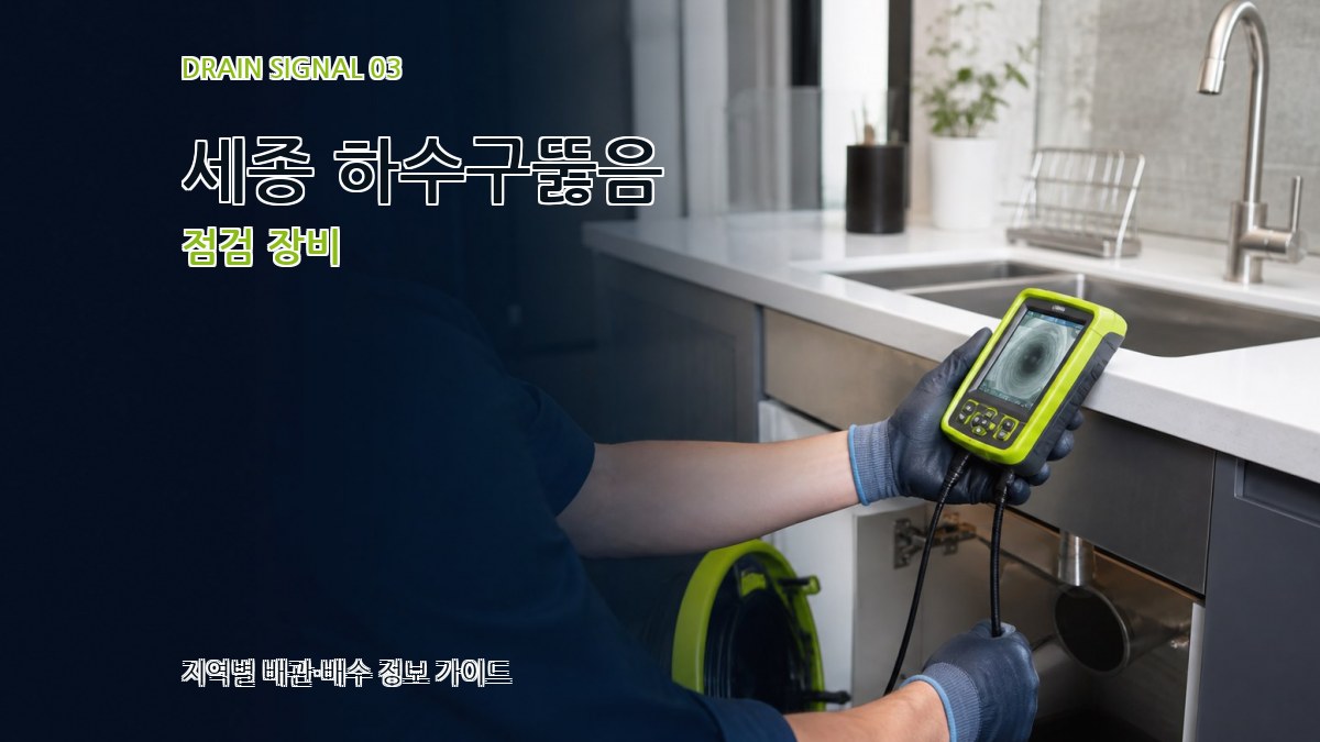 세종 하수구뚫음 점검 장비