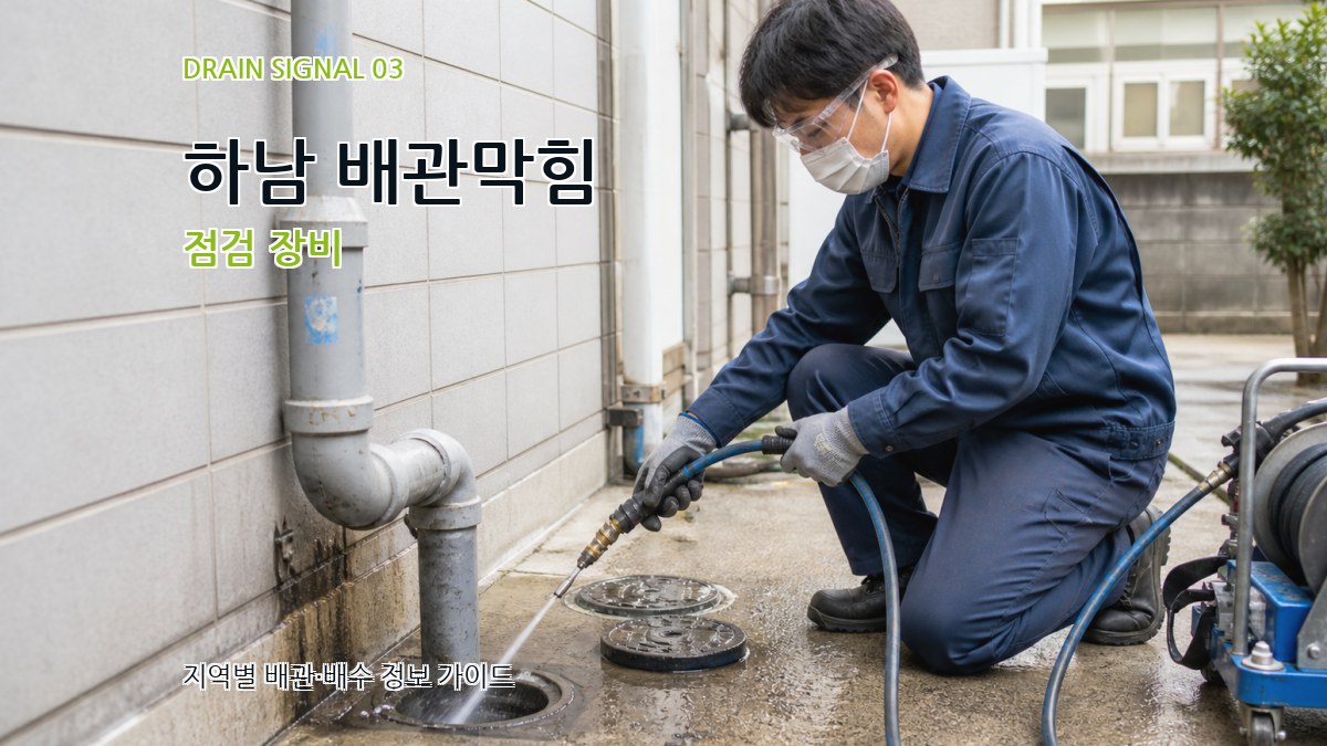 하남 배관막힘 점검 장비