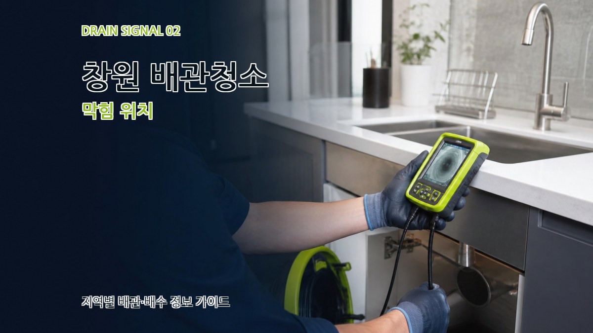 창원 배관청소 막힘 위치