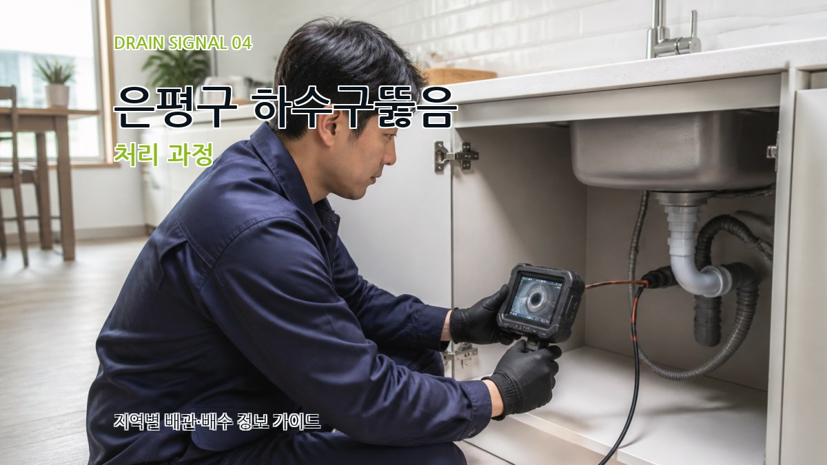은평구 하수구뚫음 처리 과정