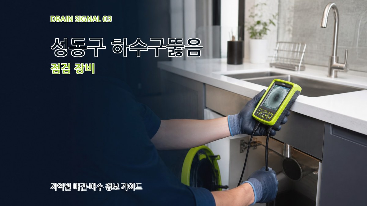 성동구 하수구뚫음 점검 장비