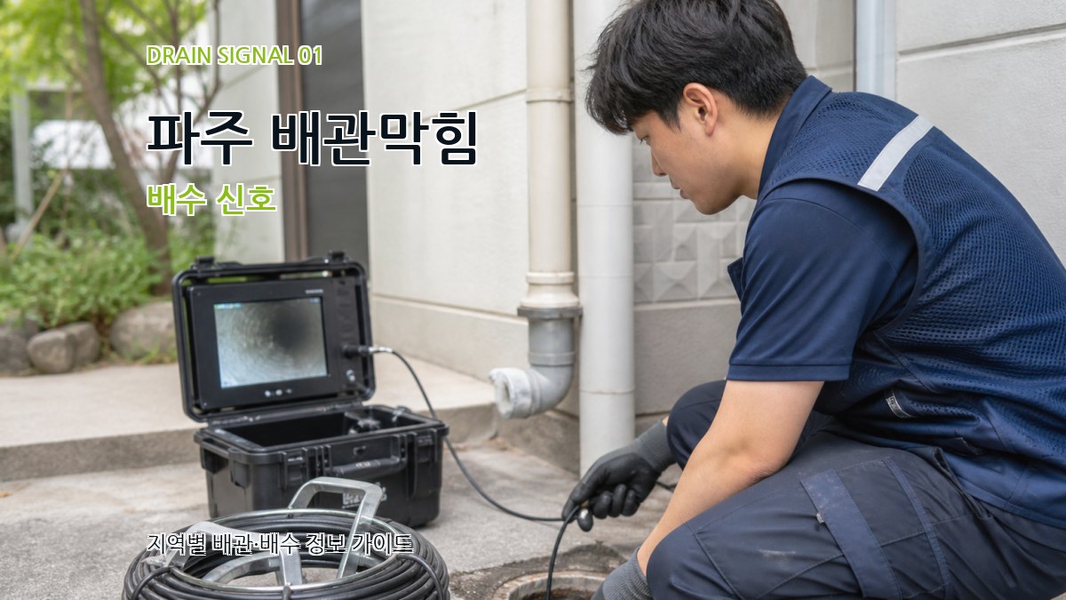 파주 배관막힘