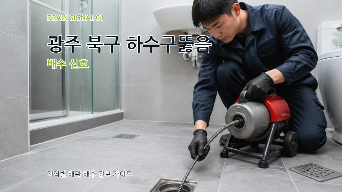 광주 북구 하수구뚫음
