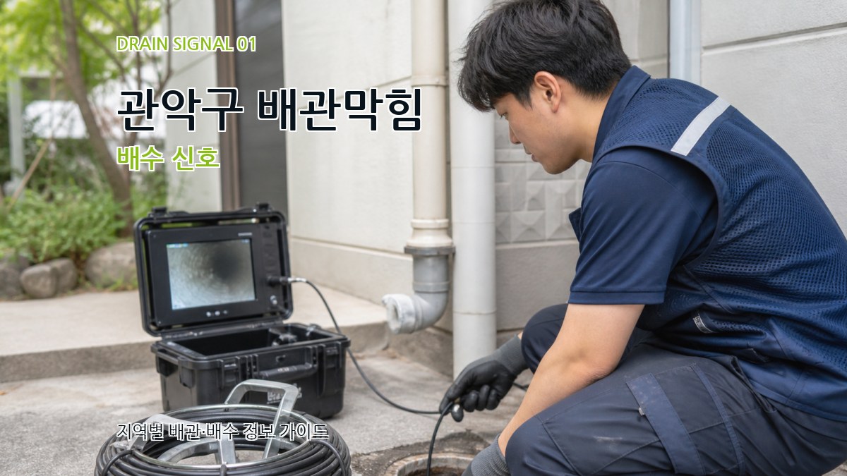 관악구 배관막힘