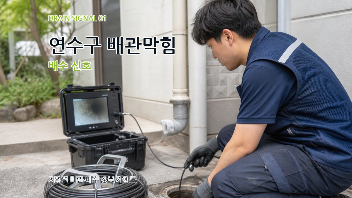 연수구 배관막힘