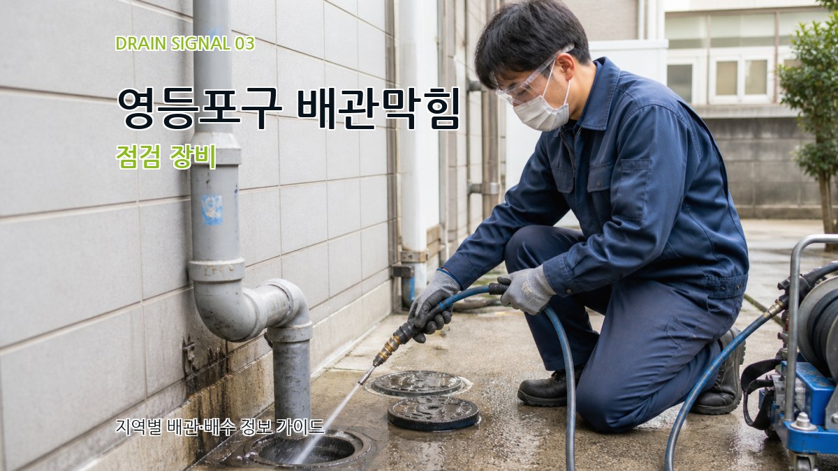 영등포구 배관막힘 점검 장비