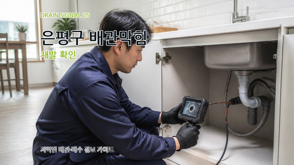 은평구 배관막힘 재발 확인