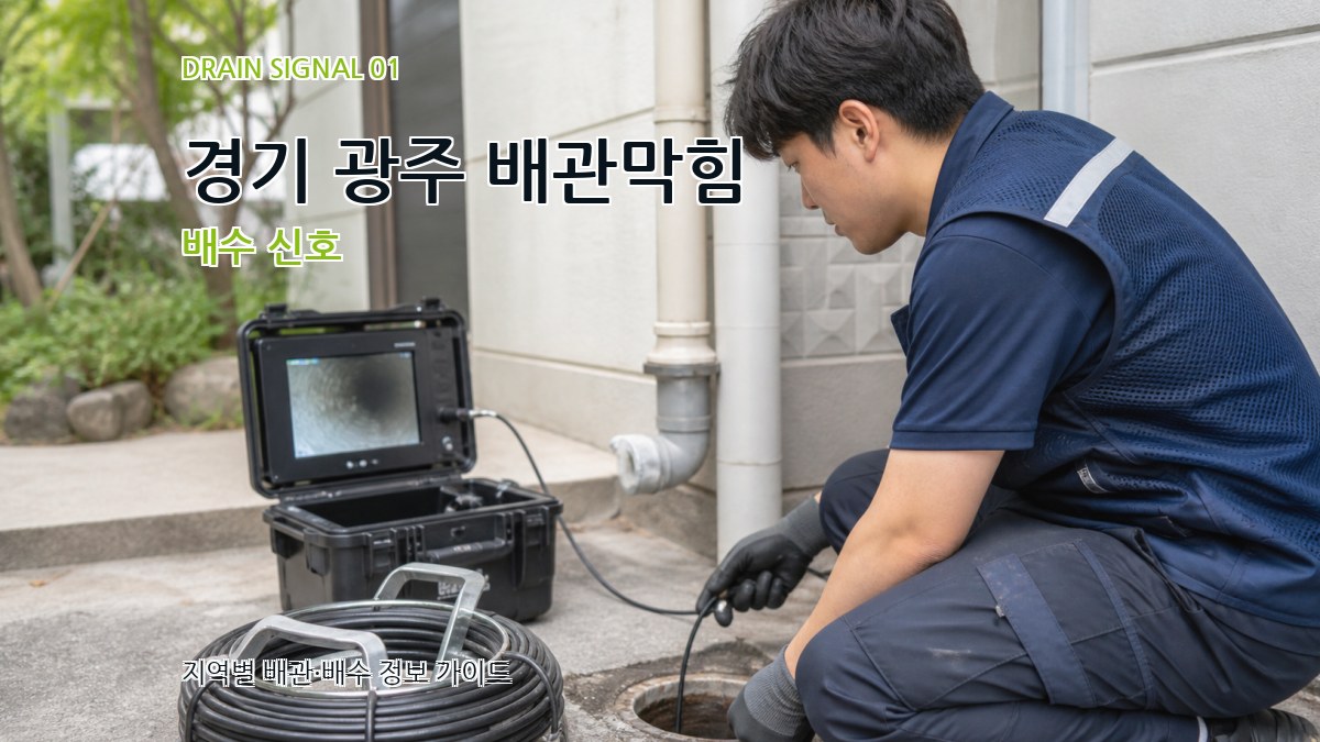 경기 광주 배관막힘