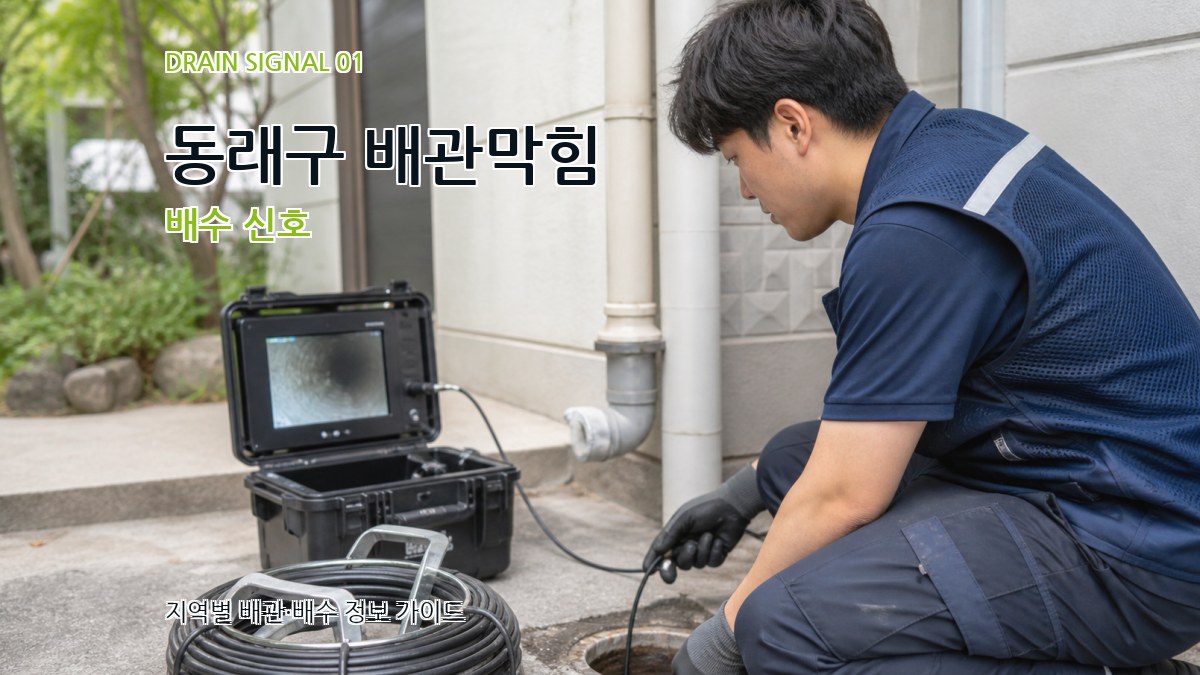 동래구 배관막힘