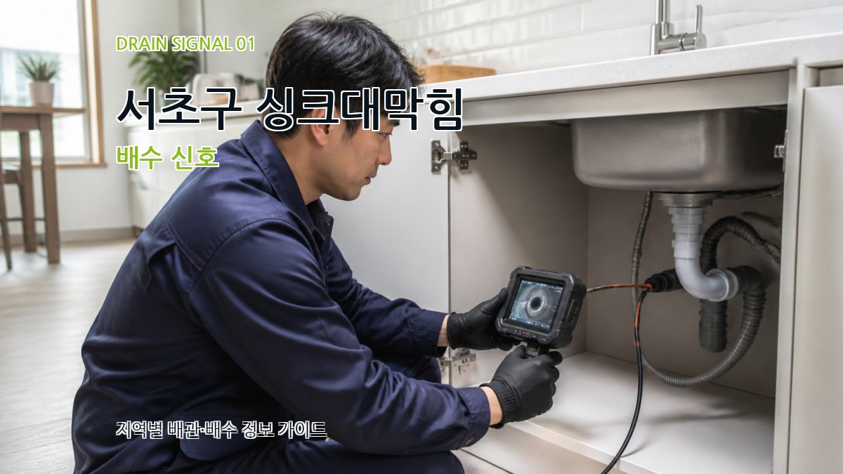 서초구 싱크대막힘