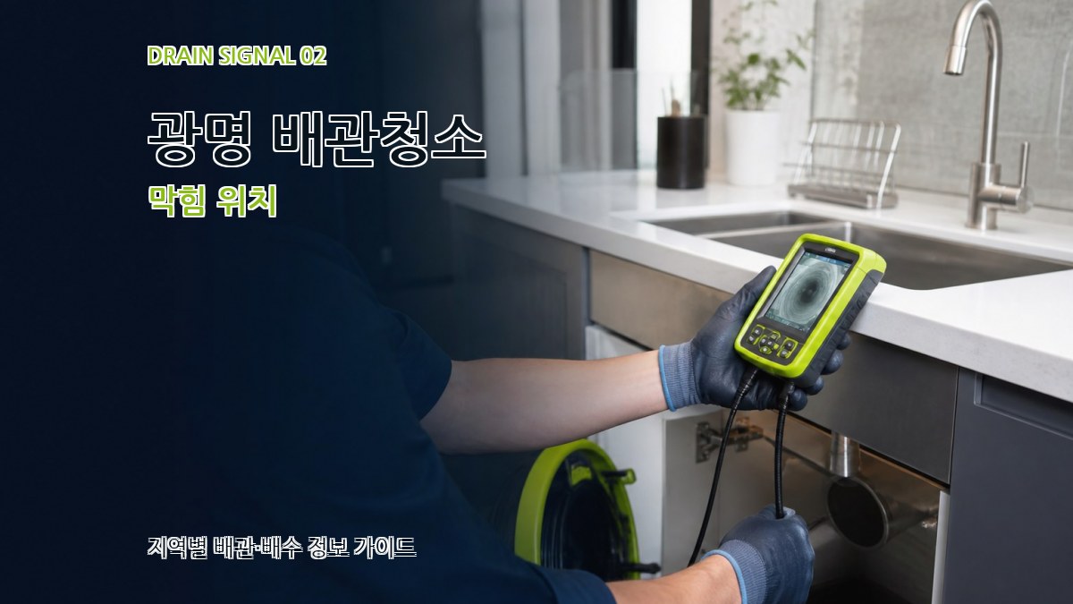 광명 배관청소 막힘 위치
