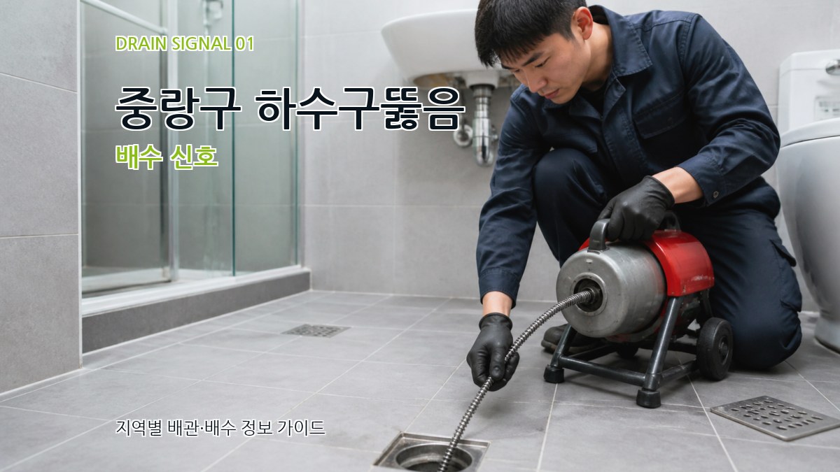 중랑구 하수구뚫음