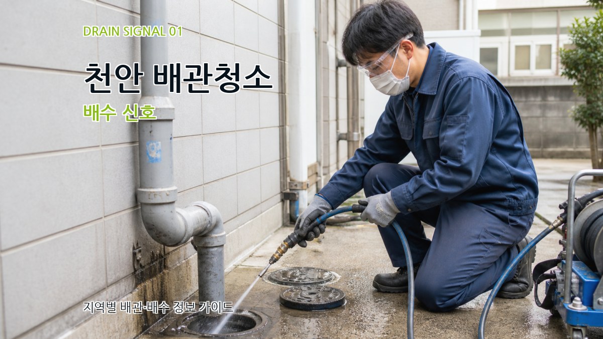 천안 배관청소