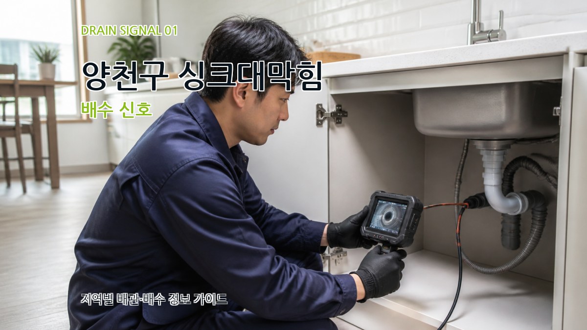 양천구 싱크대막힘