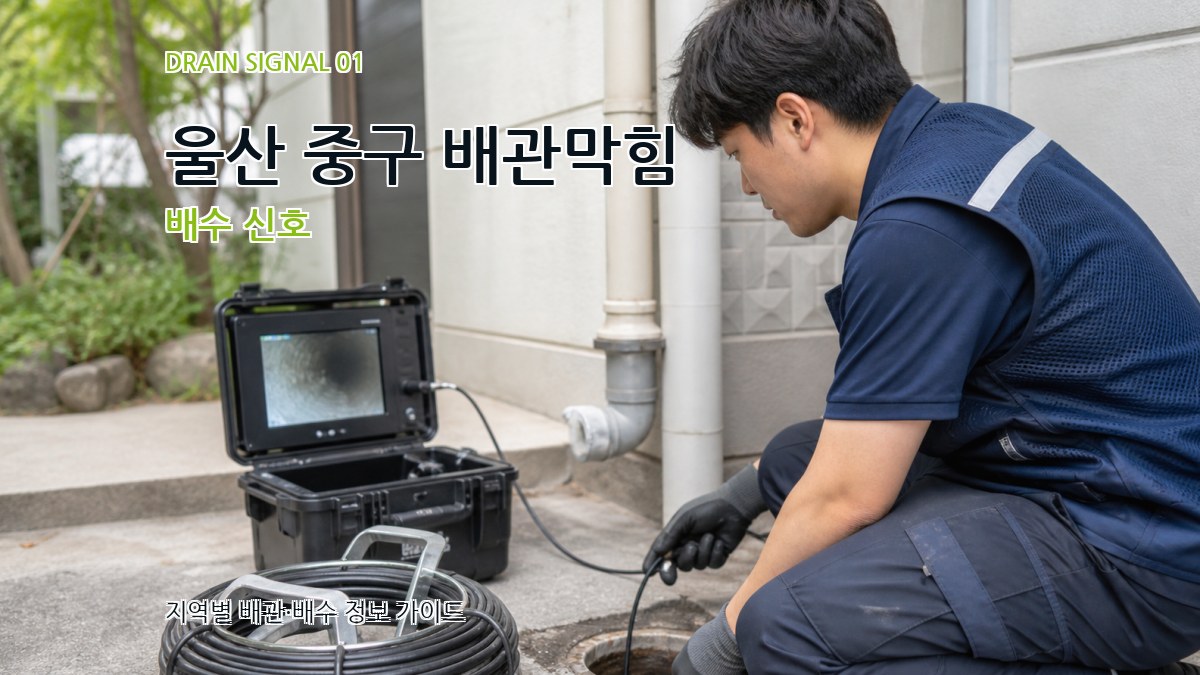 울산 중구 배관막힘