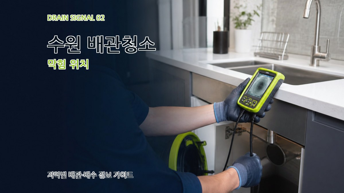 수원 배관청소 막힘 위치