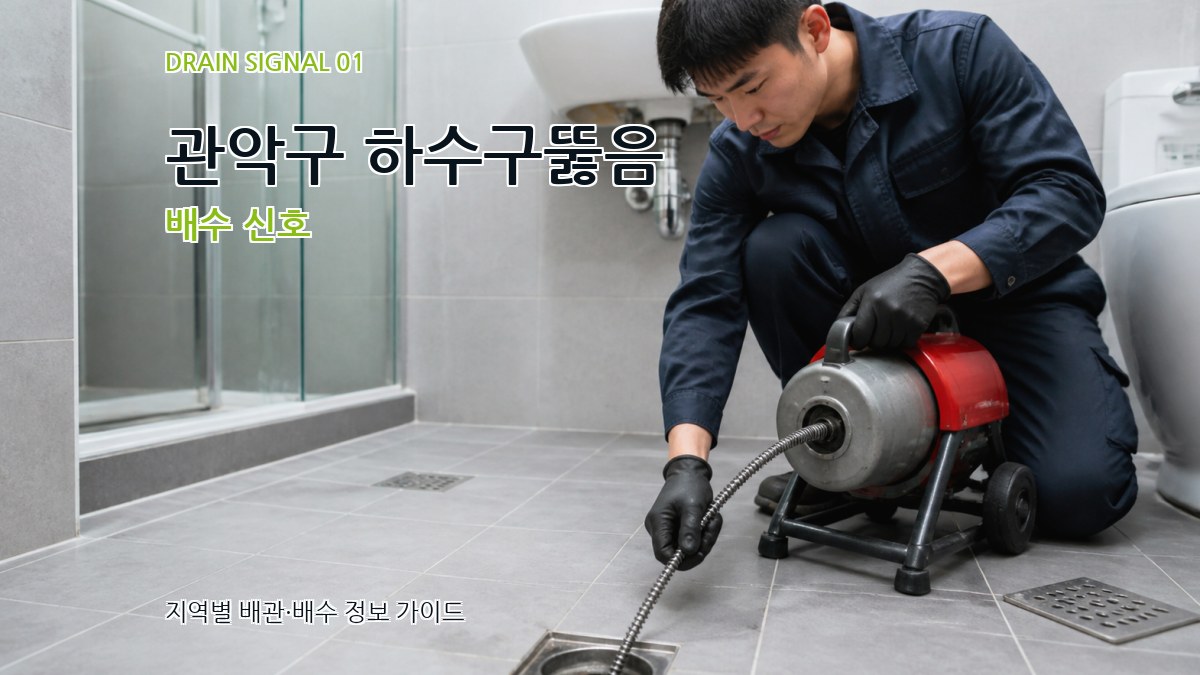 관악구 하수구뚫음