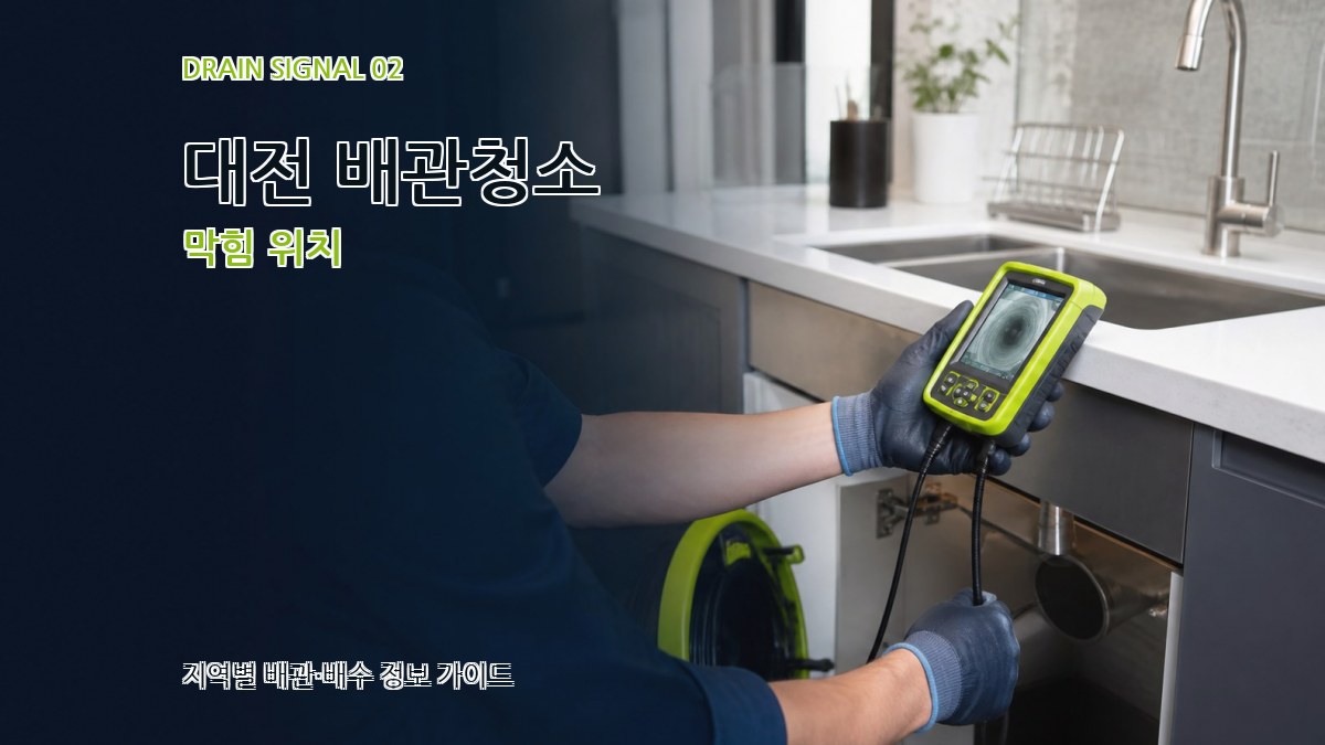 대전 배관청소 막힘 위치