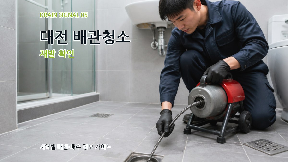 대전 배관청소 재발 확인