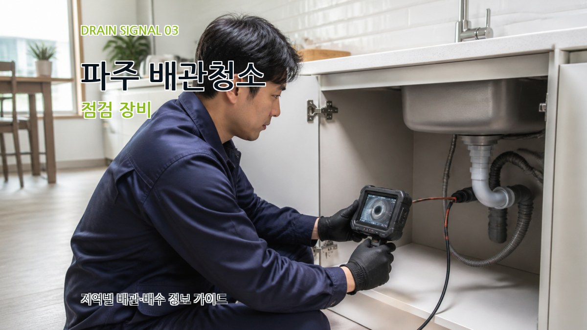파주 배관청소 점검 장비