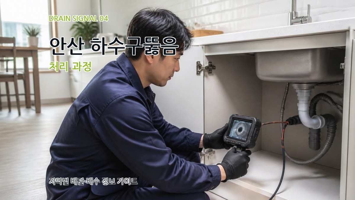 안산 하수구뚫음 처리 과정