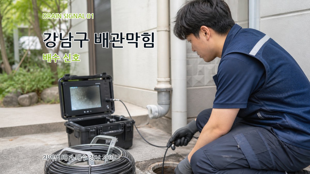 강남구 배관막힘