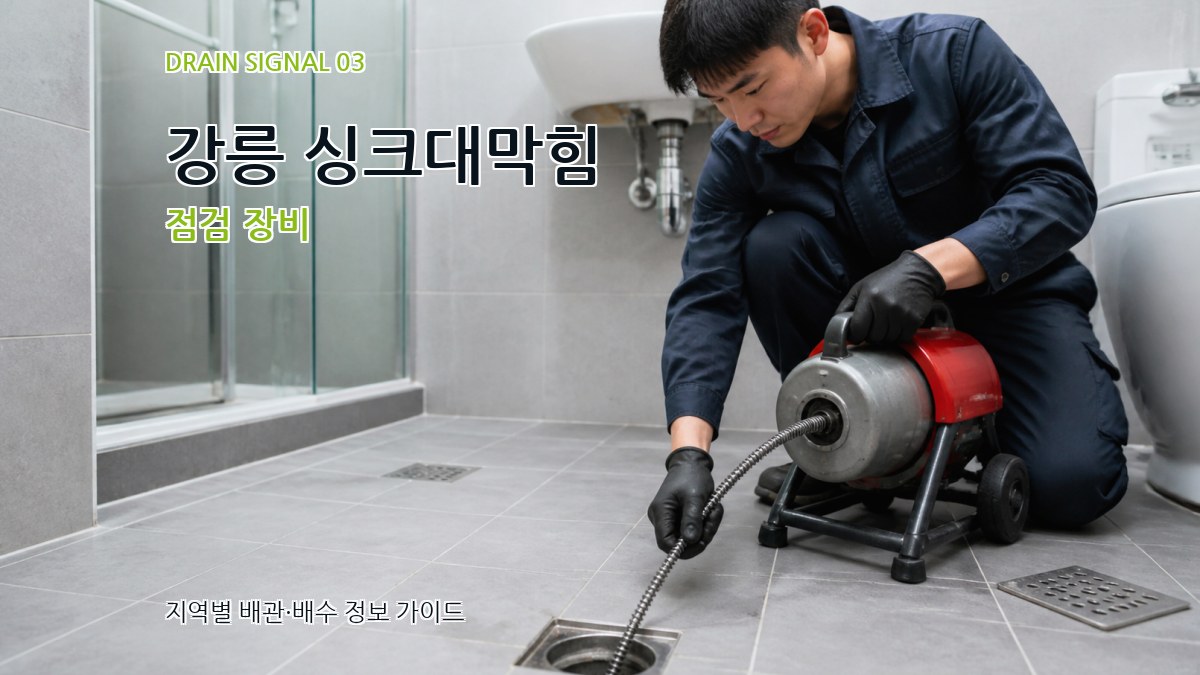 강릉 싱크대막힘 점검 장비