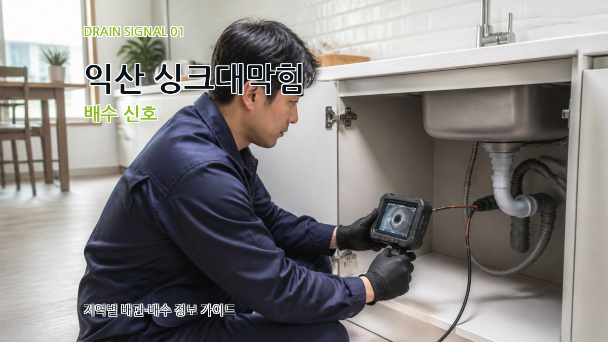 익산 싱크대막힘