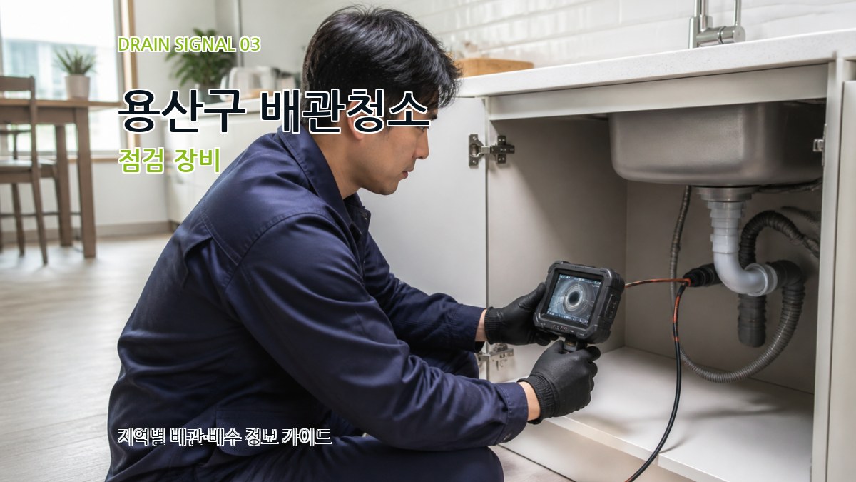 용산구 배관청소 점검 장비