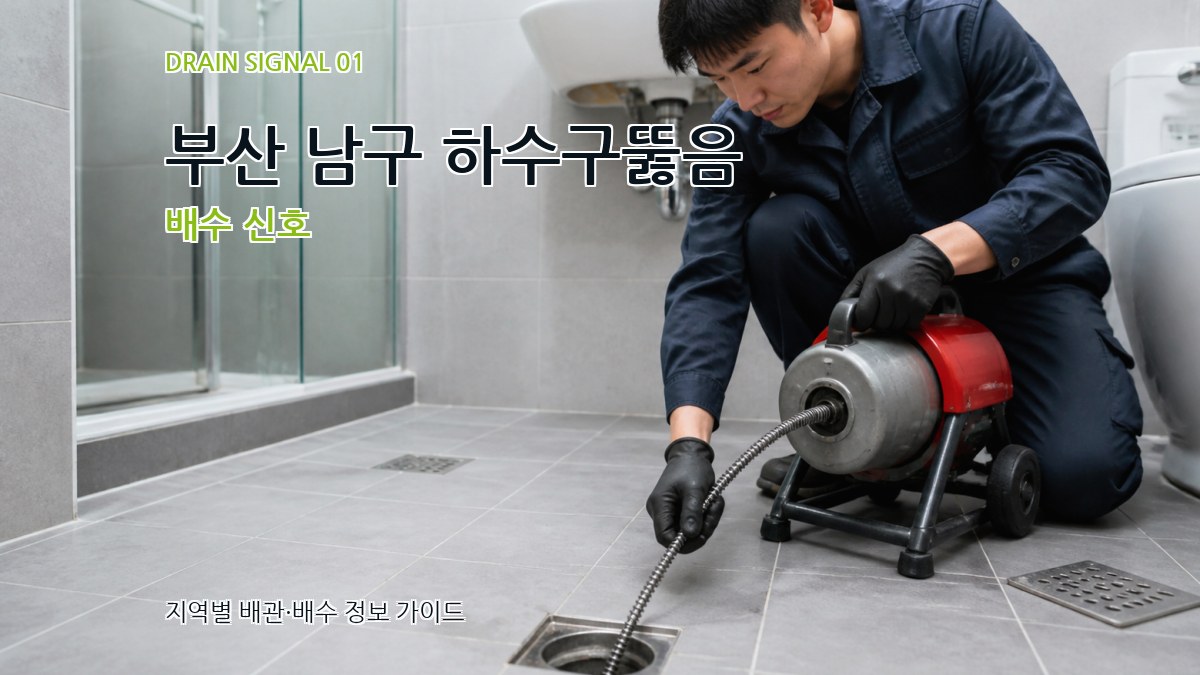 부산 남구 하수구뚫음