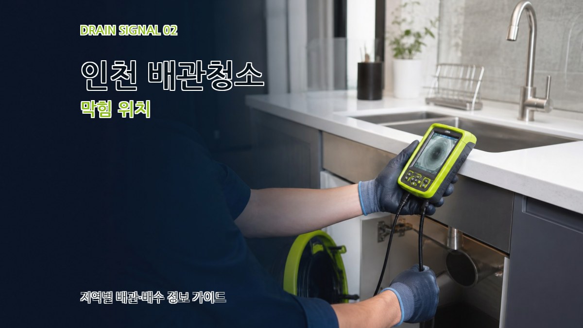 인천 배관청소 막힘 위치
