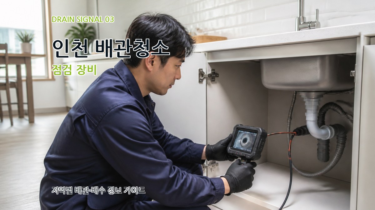인천 배관청소 점검 장비