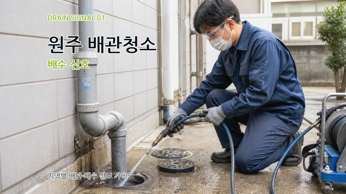 원주 배관청소