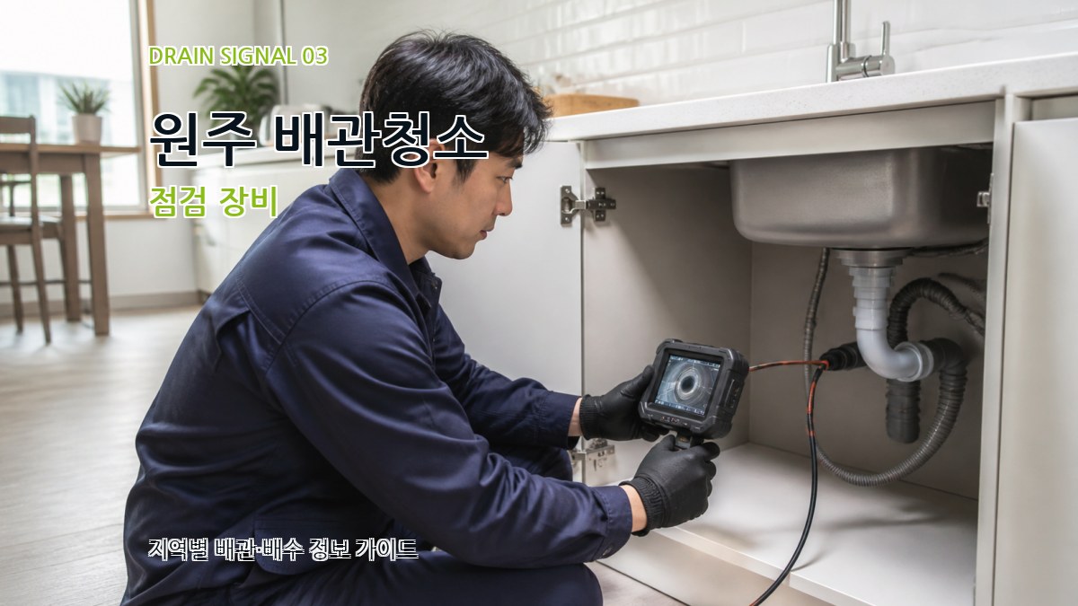 원주 배관청소 점검 장비