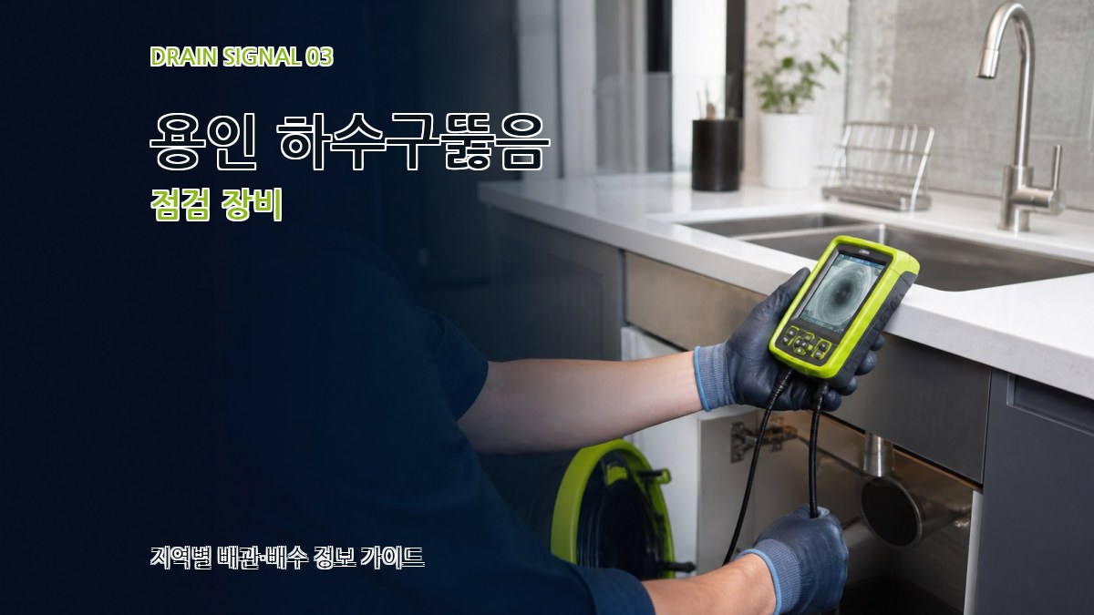 용인 하수구뚫음 점검 장비