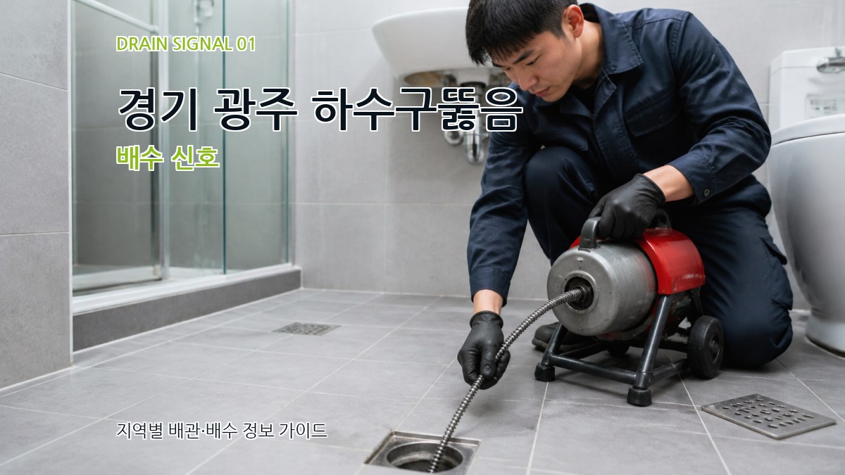 경기 광주 하수구뚫음